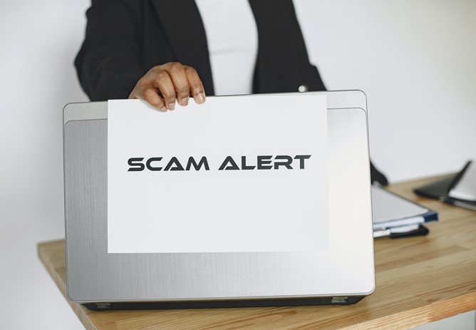 SCAM/PHISHING ALERT!